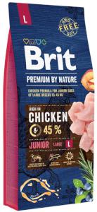 Brit Premium By Nature Dog Junior L Chicken - 3kg
