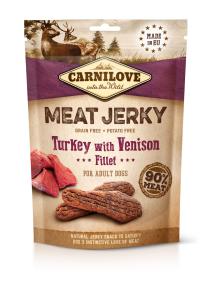 Carnilove Meat Jerky 100g - Turkey/Venison 