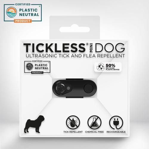 Tickless Mini Dog Nabíjací - Čierne