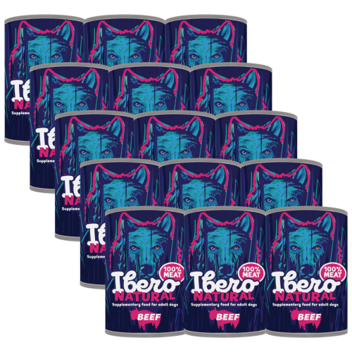 Ibero Natural Dog Adult Beef - 15x400g
