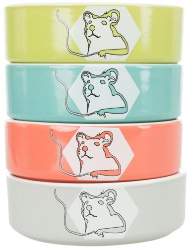 Trixie Keramická Miska Pre Škrečky Hello Comic - 90ml/8cm