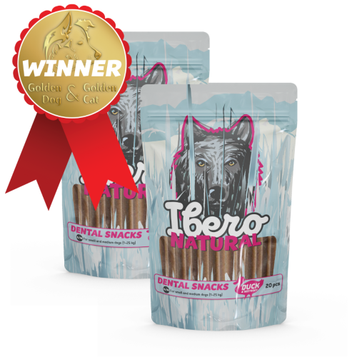 Ibero Dental Snacks Kačica/Repa - 2x S/M(20ks)