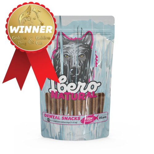 Ibero Dental Snacks Ryba/Paštrnák 480g - S/M (20ks)