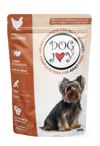 Dog Joy Vrecko Adult Chicken - 24x100g