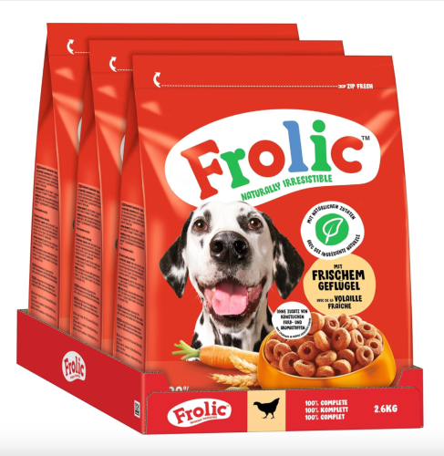 Frolic Hydinové - 3x2,6kg