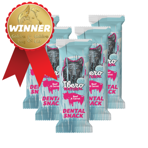 Ibero Dental Snacks Hovädzie/Mrkva - 5x S/M (3ks)