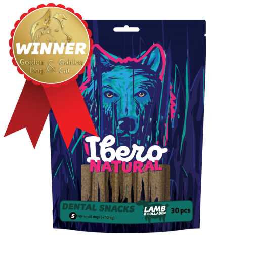 Ibero Dental Snacks Jahňacie/Kolagén 200g - S (30ks)