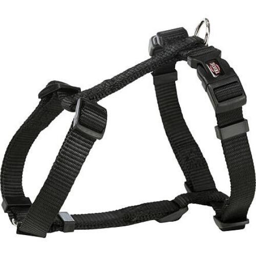 Trixie Premium Postroj "H" Čierny - 2 cm/52 až 75 cm