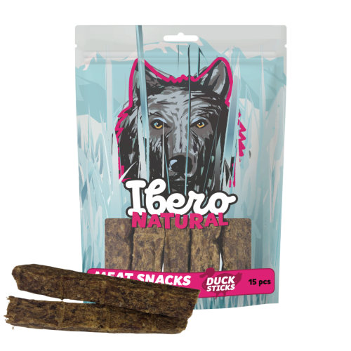 Ibero Cold Meat Snack Duck Sticks with Collagen - 15ks
