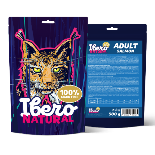 Ibero Grain Free Cat Adult Salmon - 500g