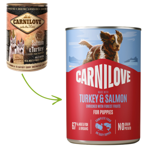 Carnilove Dog Adult Konz. Turkey & Salmon - 400g