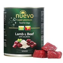 Nuevo Dog Senior Lamb&Beef/Oat Flakes - 400g