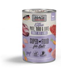 Mac´s Cat Konz. Kitten Morčacie / Hovädzie / Kačacie) - 200g