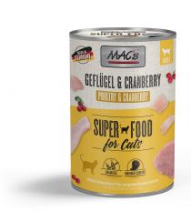 Mac´s Cat Konz. Hydinové / Brusnice - 200g
