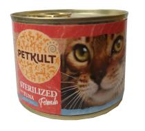 Petkult Cat Konzerva Sterilised Tuniak - 185g