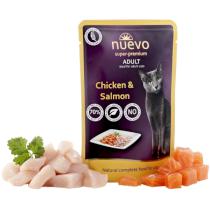 Nuevo Cat Pouch Adult 85g - Kuracie a Losos