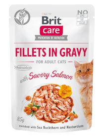 Brit Care Fillets in Gravy with Savory Salmon - 85g