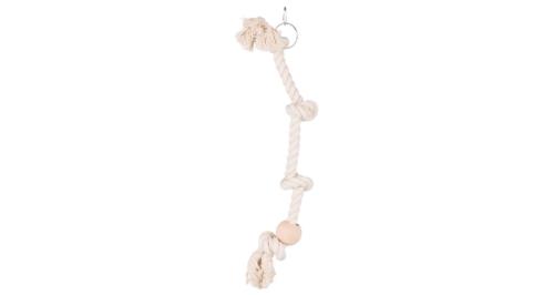 Trixie Závesné Bavlnené Lano S Tromi Uzlami - 60cm/23mm