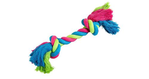 HipHop Bavlnený Uzol 36cm/210g - Modro/Zeleno/Ružový