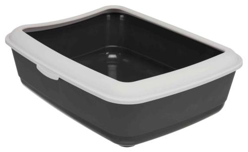 Trixie WC Classic s Okrajom 37x15x47 cm - Tmavo šedá/biela