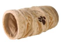 Trixie Tunel Pre Mačky Plyšový/Šuštiaci Béžový - 22cm/60cm