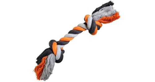 HipHop Bavlnený Uzol 41cm/460g - Oranžovo/čierny