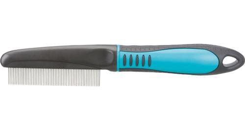 Trixie Hrebeň Stredne Hustý s Protišmykovou Rukoväťou - 22cm
