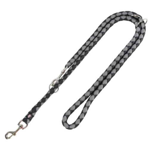 Trixie Vodítko Cavo Predĺžené 1,2cm/2m - Čierna/Strieborné