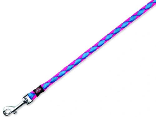 Trixie Vodítko Cavo 1,2cm/1m - Neon Modro/Ružové