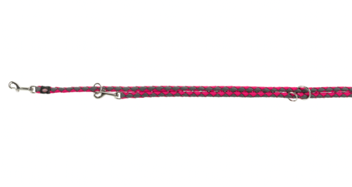 Trixie Vodítko Cavo Predĺžené 1,2cm/2m - Fuchsie/Grafit