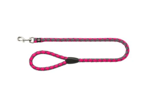 Trixie Vodítko Cavo 1,2cm/1m - Fuchsie/Grafit