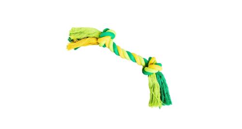 HipHop Bavlnený Uzol 20cm/55g - Zeleno/žltý