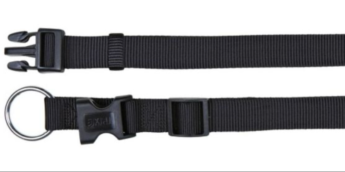 Trixie Obojok Classic Čierny - 2,5/40 až 65cm
