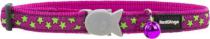 RedDingo Obojok Star 1,2/20-30cm - Hot Pink