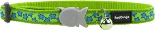 RedDingo Obojok Star 1,2/20-30cm - Turquoise Lime