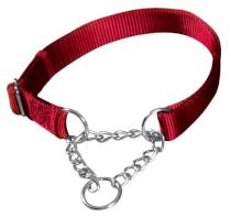 Trixie Obojok Premium polosťahovací Červený - S/M (1,5/30 až 40cm)