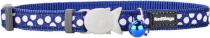 RedDingo Obojok White Spots 12mm/20-32cm - Fialová