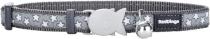RedDingo Obojok Stars Cool Grey - 1,2/20 až 32cm