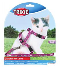 Trixie Postroj Cat pre Mačiatka s Vodítkom - 8mm/21 až 34cm/1,2m