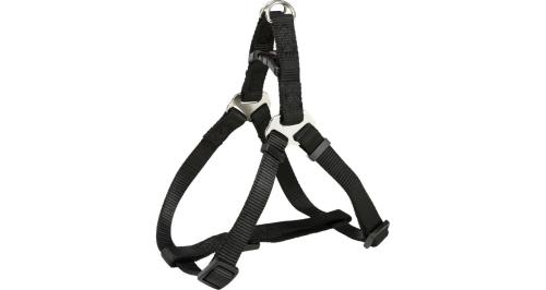 Trixie Postroj Premium Čierny - 1,0/30 až 40cm